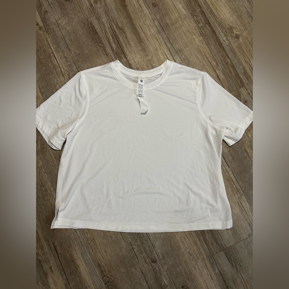 lululemon athletica White Crop Top